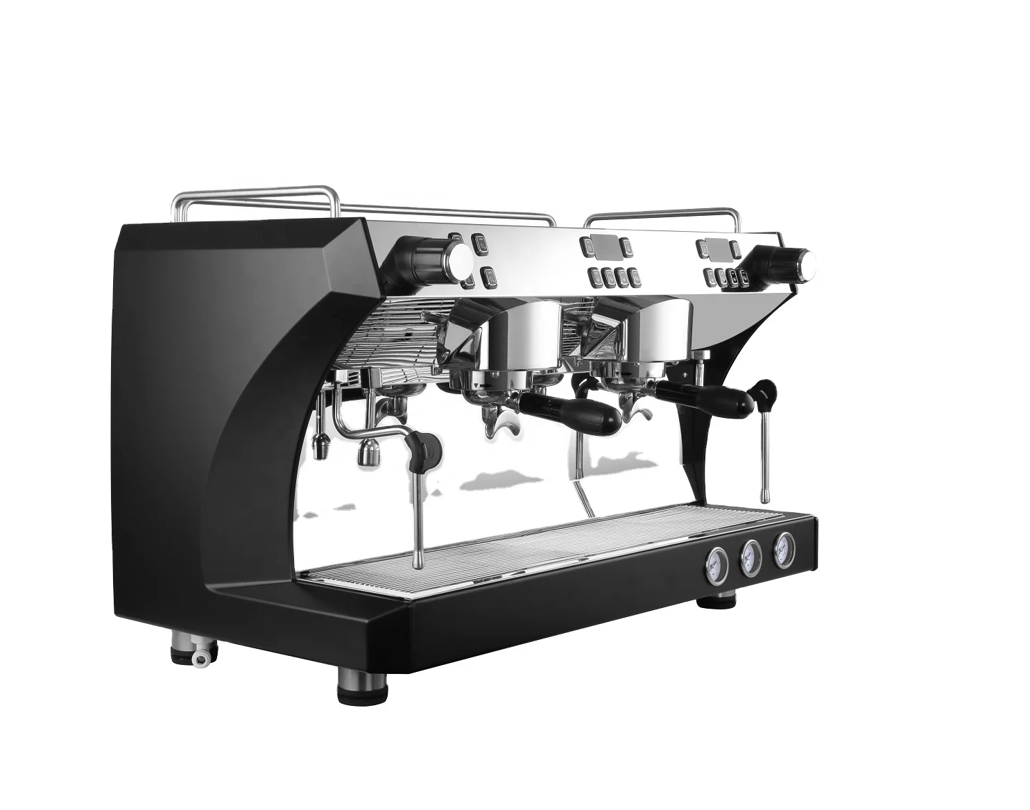 High Power Pressure Double Group Head Commercial Espresso Coffee Machine