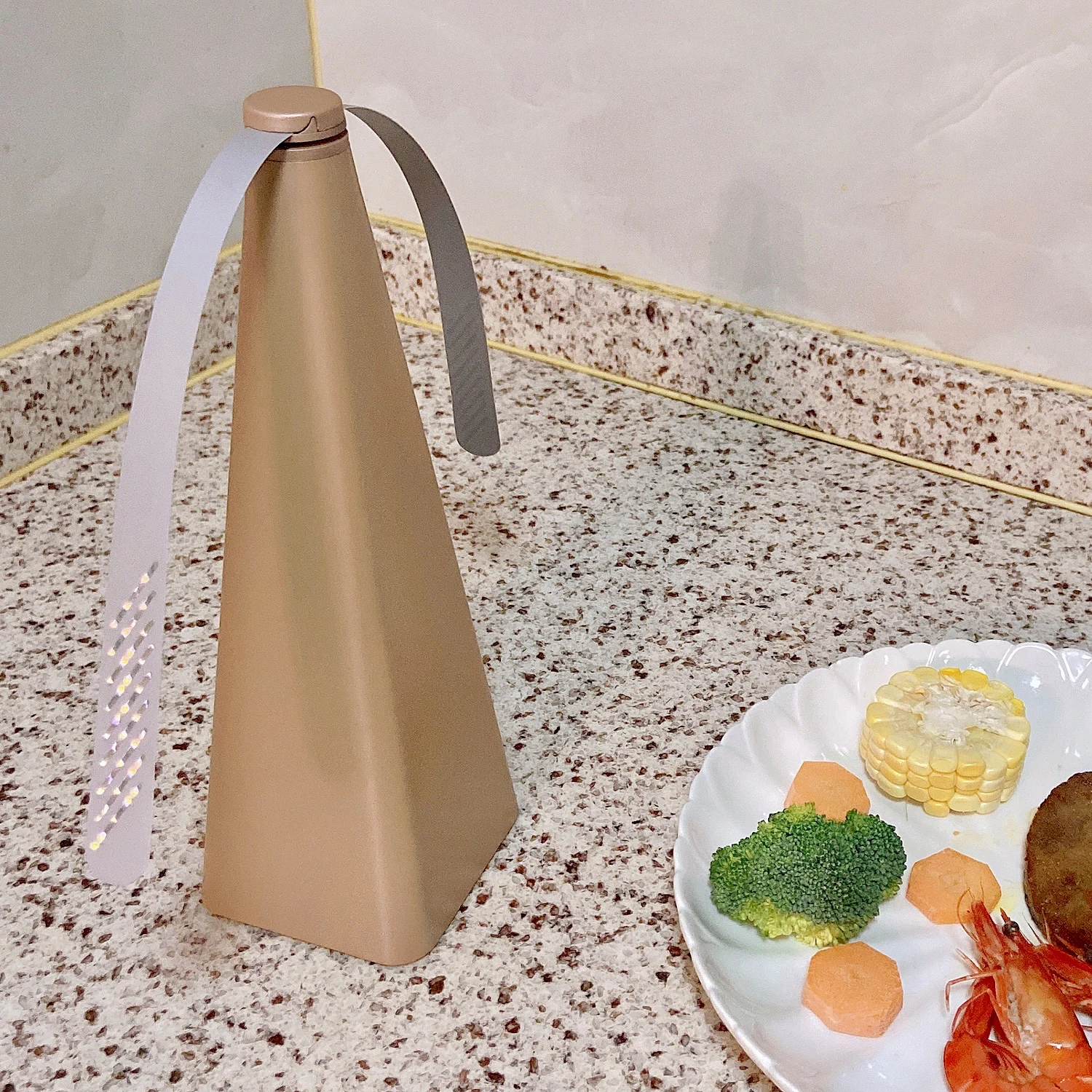 Better Bug Fan Fly 2022 New Black Non-Chemical Best Solution Shoo Flies Away Portable Fly Fan for Tables Food Protector