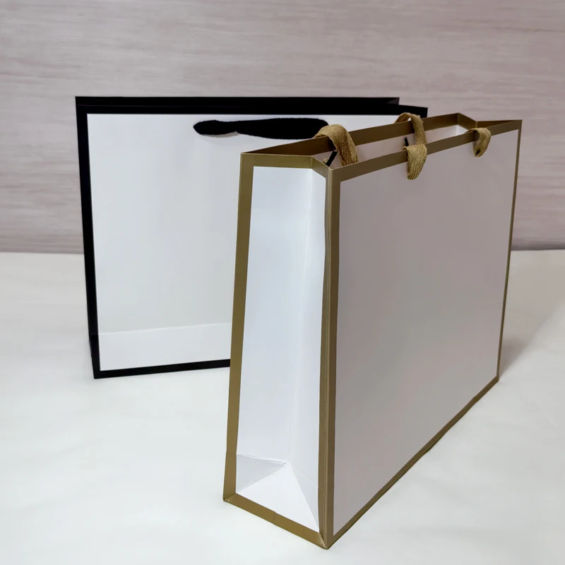 Luxury Shopping Paper Gift Bags With Your Own Logo  Clothing Cosmetic Bag  Custom Gift Bag