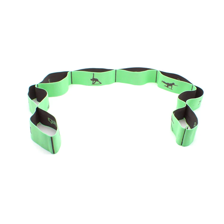 Nylon Elastic Strap with Flexible Loops Exercises Workout Yoga Pilates Stretch Resistance band Strap Belt elastic stretch belts