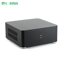 New Custom Design Computer Aluminium Desktop Slim Mini Itx Pc Case