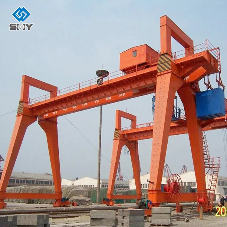 Heavy Duty Good Quality Container yard Double Girder RMG Rail Mounted Container Gantry Crane