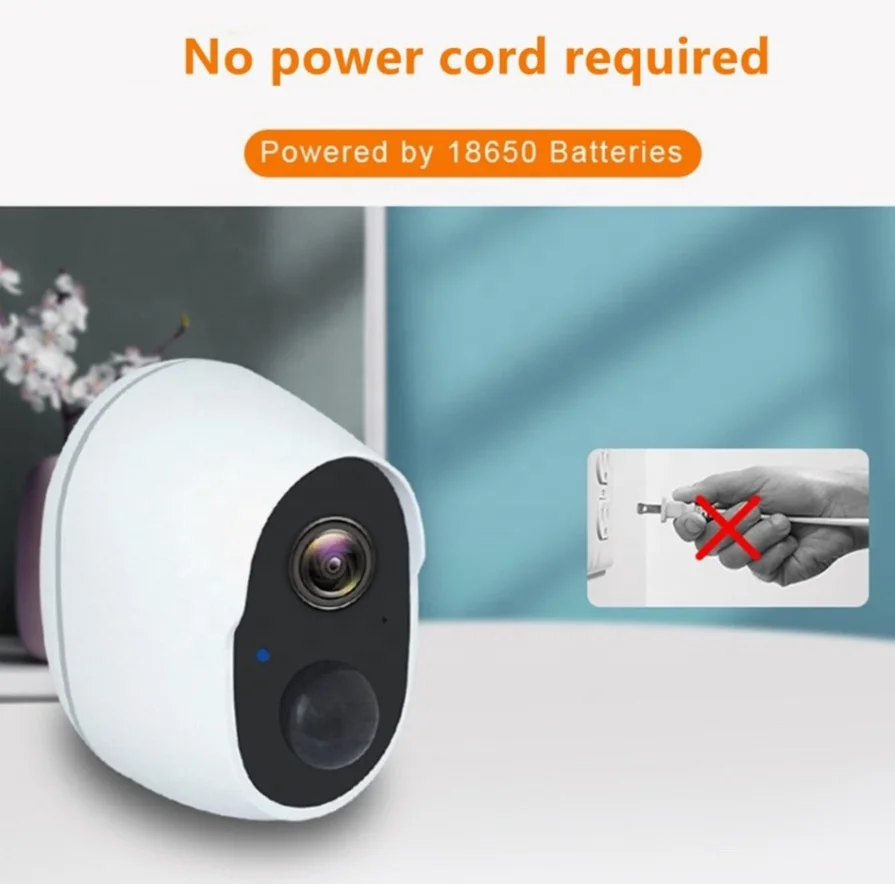 1080P HD IP66 Waterproof Mini CCTV Video IP Wireless Smart Indoor Baby Monitor Security Battery WiFi Camera