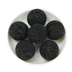 Superior quality landscape round lava pumice stone tumbled lava pebble rock for decoration