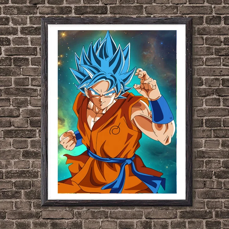 
Custom size Dragon Ball Z 3d lenticular print pictures with frame 