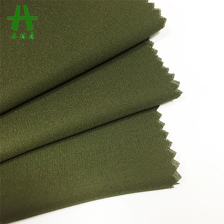 Mulinsen Textile P/D Woven 100% Polyester Wool Dobby Georgette Chiffon Crepe Fabric