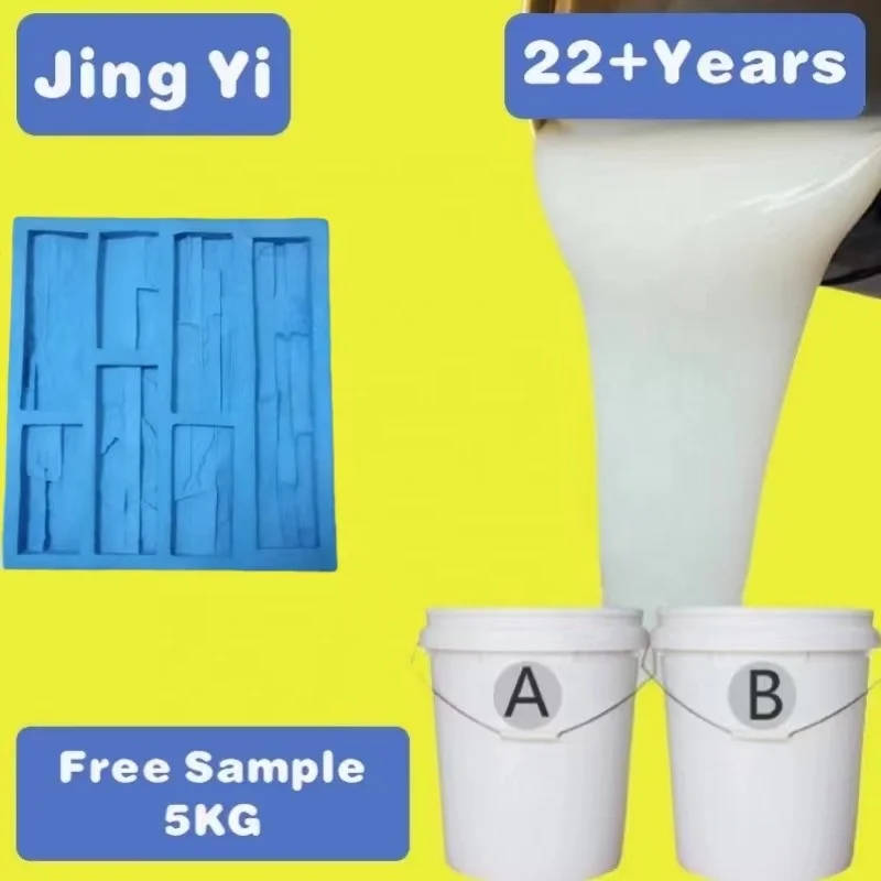 New product 2023 popular RTV-2 Silicone Rubber Clear mold texture slate culture Stone Mold Making liquid rtv silicone rubber
