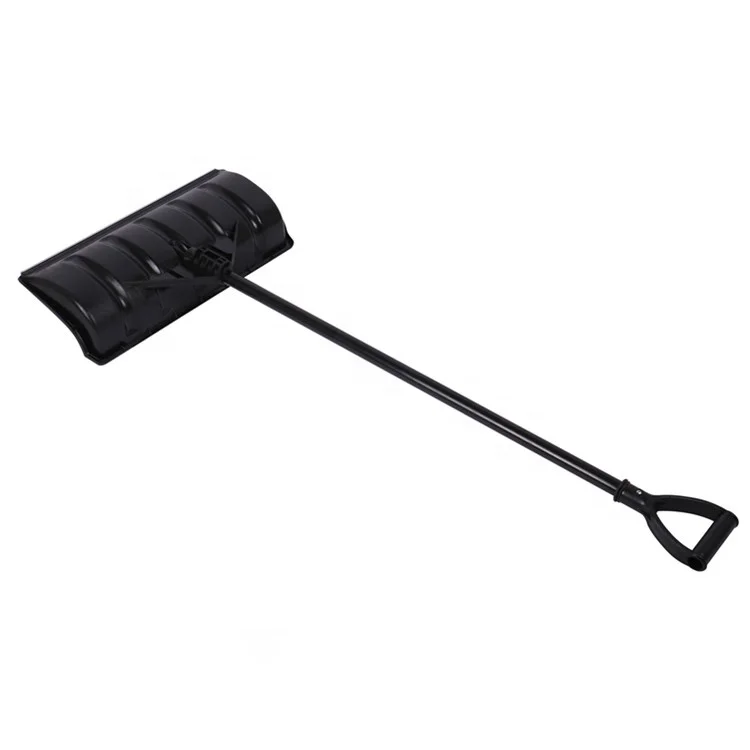 Heavy Duty Snow Pusher Shovel 22 Inches Poly Blade with Metal Edge
