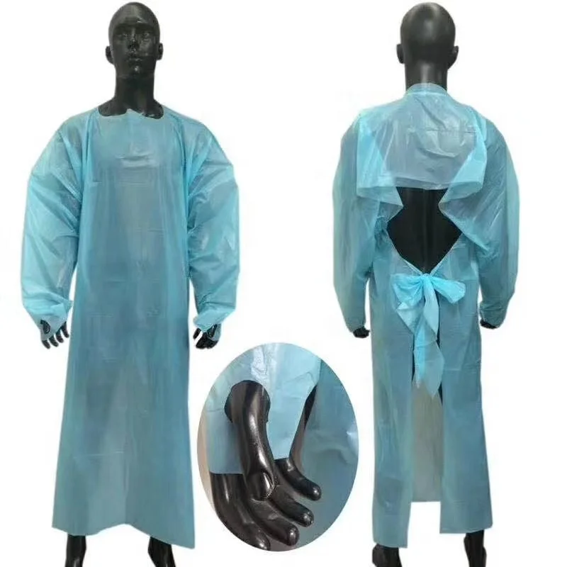 disposable cpe film for plastic isolation gown