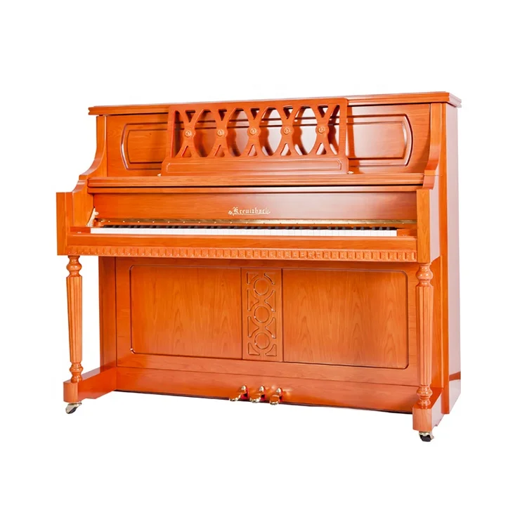 KM-122 The most popular 88 key piano keyboard Cherry matte teak Mechanical upright Acoustic piano
