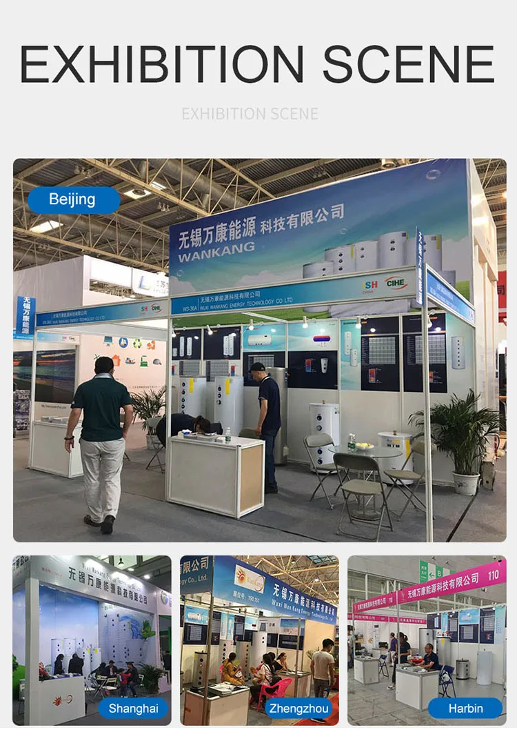 M&T flat panel solar water heater 200l project low pressure stainless steel solar hot water tank