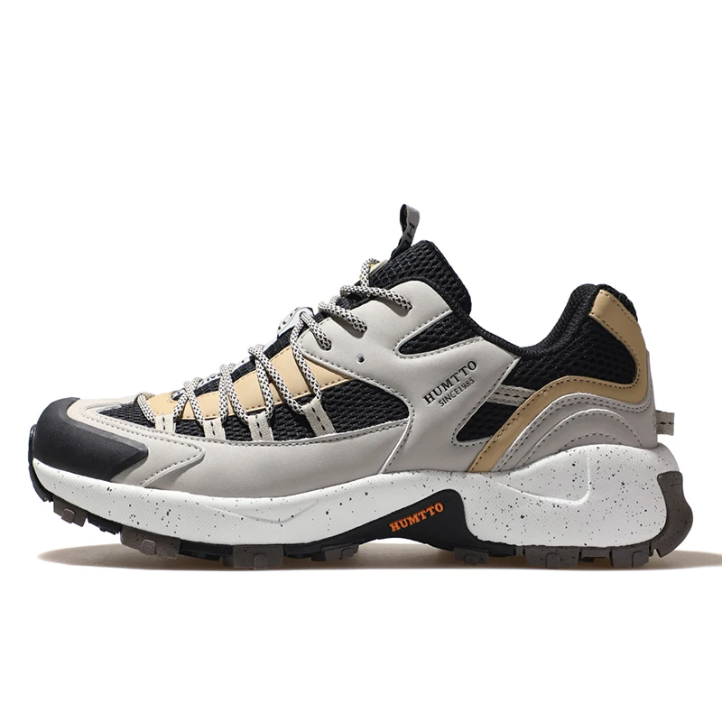 Humtto Outdoor New Fashion Climbing  Waterproof Hiking Shoes Men Trekking Shoes Walking Climbing Hiking Trail Running Shoes