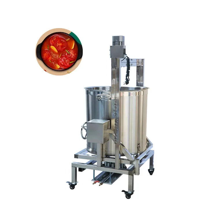 Industrial Gas Heating Tilting Cooker Paste Mixing Jam Ketchup Sauce Soup boiling Pot Machine