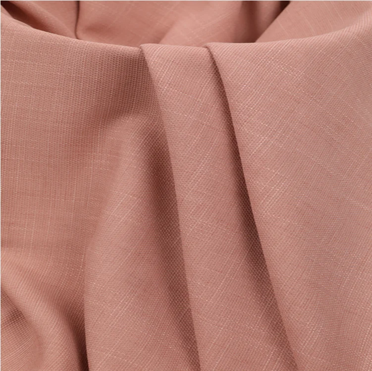 50% polyester 46% viscose 4% spandex imitative hemp TR bamboo joint texture woven Summer elastic fabric for suits,uniform,shirts
