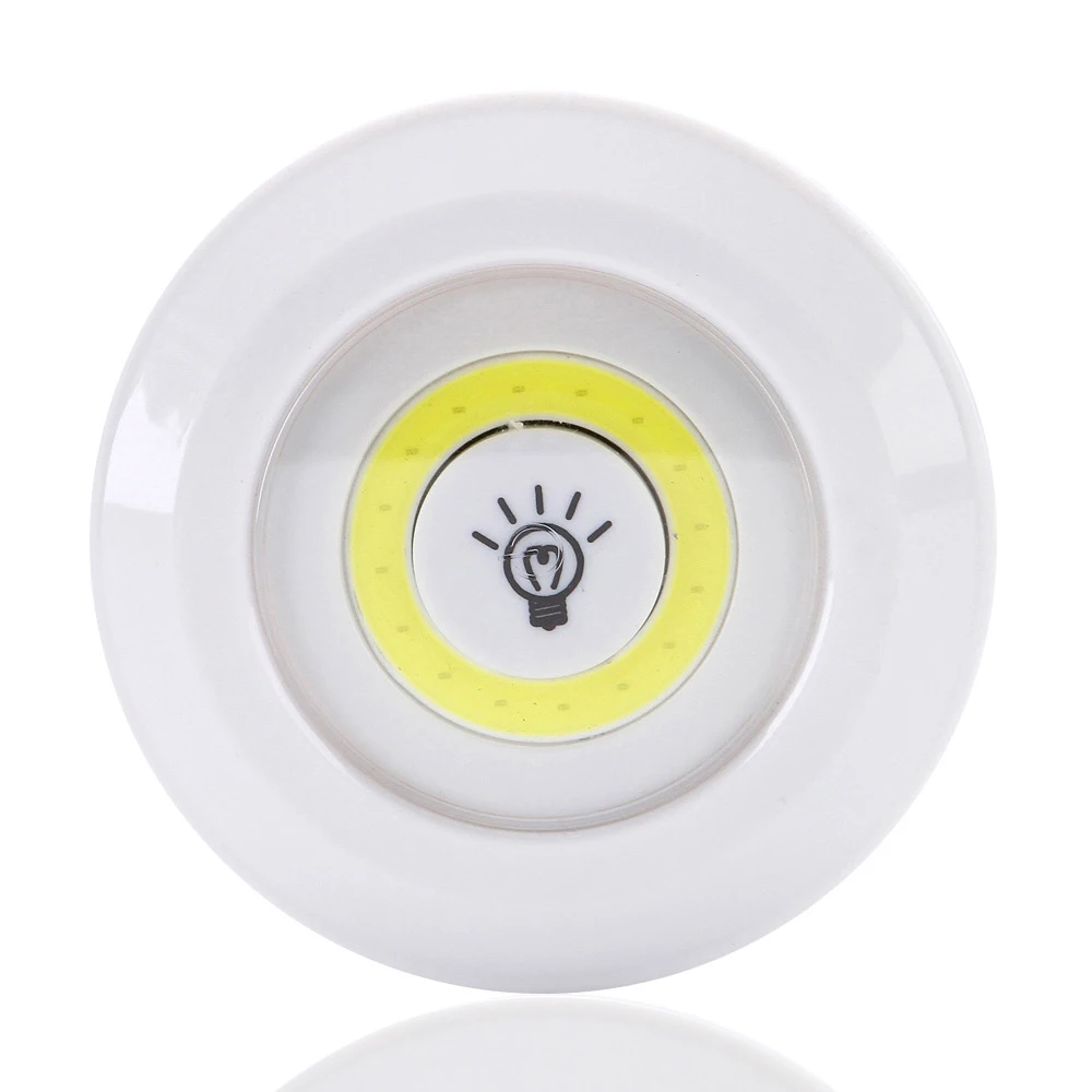 Hot Selling Mini Led Night Light Pat Lamp 3W COB Led Light With Wireless 1to 1 Remote Control for Stairs Kitchen Bedroom