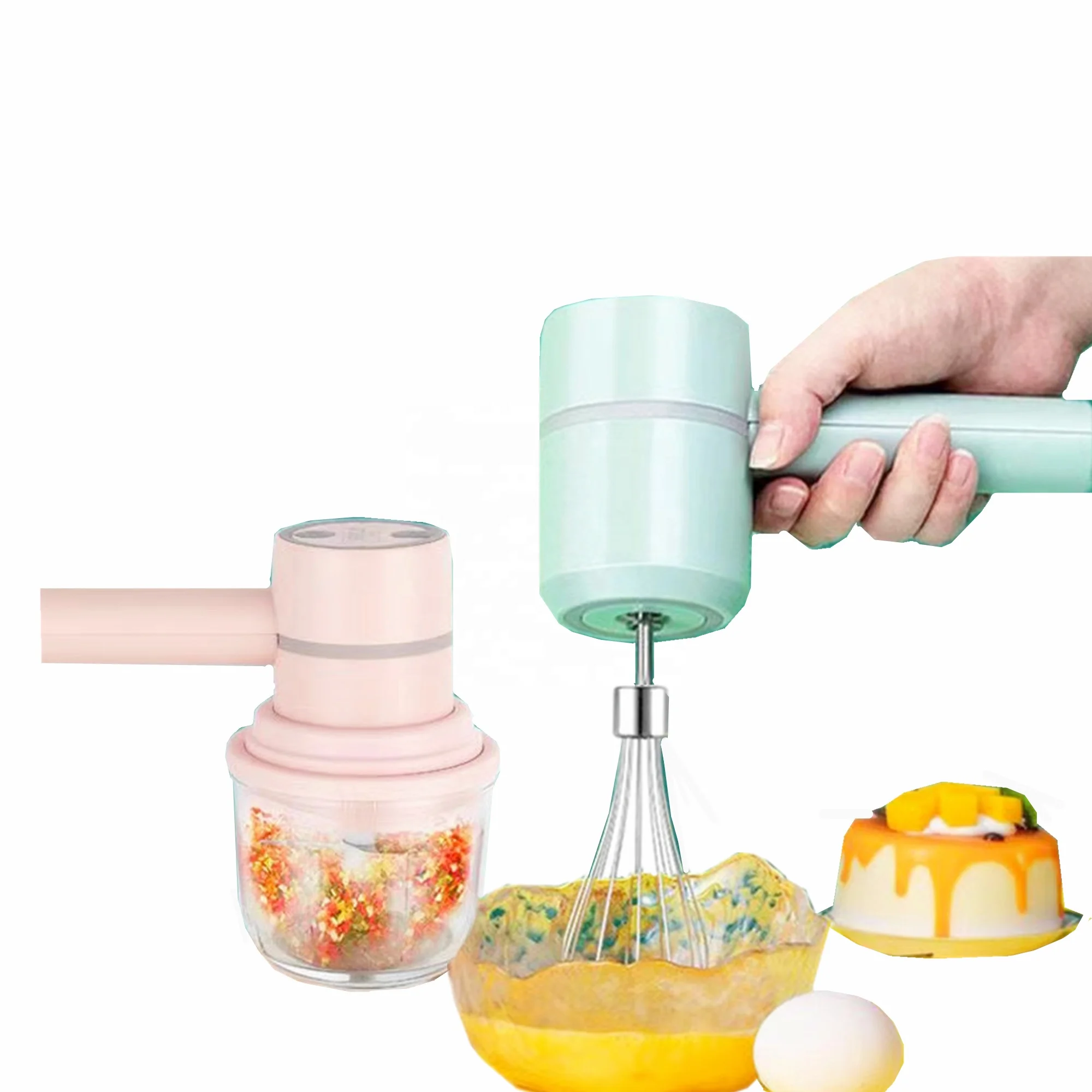 USB Food processor electric hand mixer egg beater meat grinder baking tools