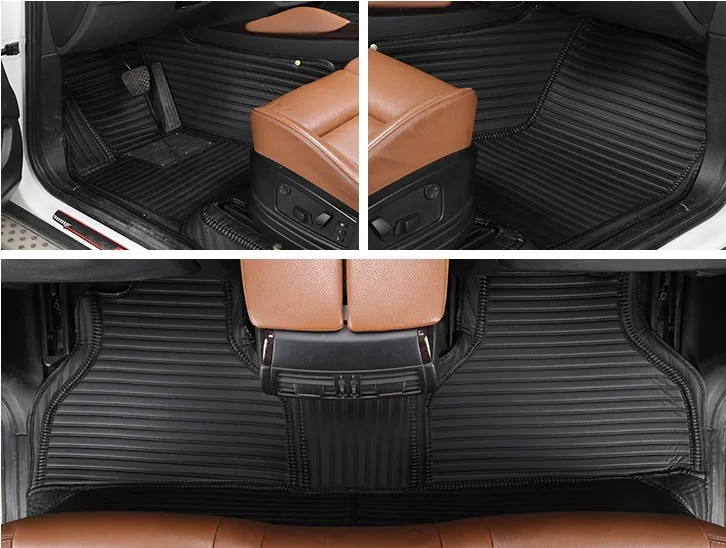 Factory Price Double Layer Leather 7D Car Mat High Quality 7D Car Floor Mats for JEEP-CRAND-CHEROKEE-2012-2021