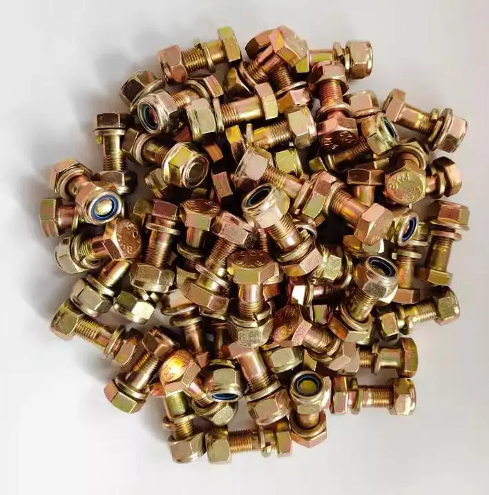 High strength color rotary tiller blade magazine screws grade 12.9