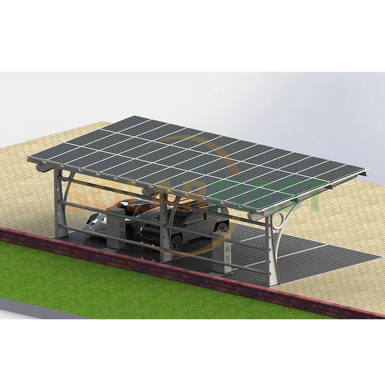 Waterproof Bracket Structural Steel Kit Racking Mounting Carport Solar System