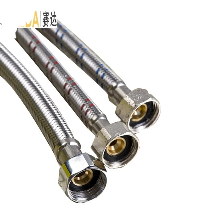 Sanitary ware stainless steel wire mesh toilet hose pipe