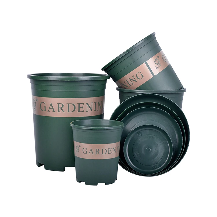 
Customized Size Plastic Flower Pots For Plants Nursery Seedling Pots Hot Sale Garden Items 