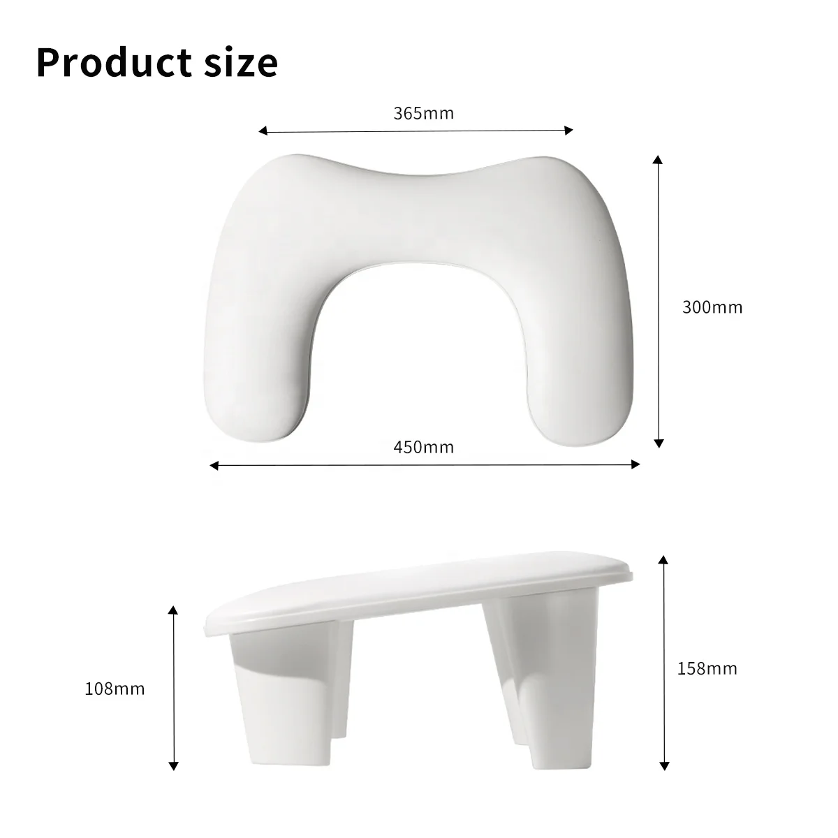 New U shape Luxury Foldable Nail Arm Rest Leather Manicure Hand Pillow Holder Nail Pillow Russian Manicure Hand Arm Rests