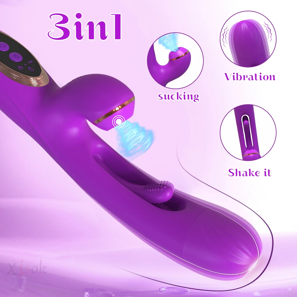 Hot Selling 3 in 1 Multifunction Stimulation G-Spot A-Spot C-Spot Sex Toy Orgasm Artifact Sex games Vibrators for Women