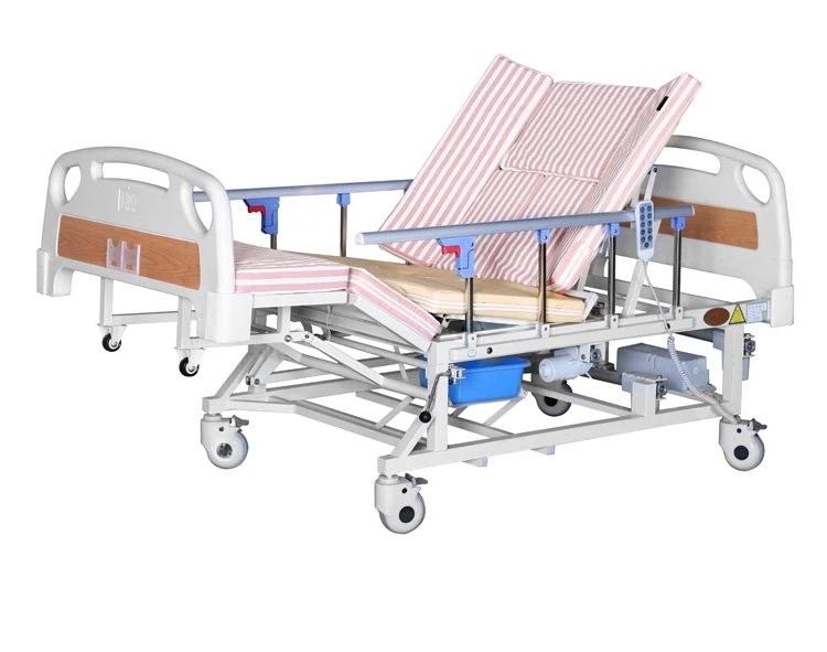 Factory Price Multifunctional Multi-function Electric Power Medical Hospital Nursing Patient Sickbed Bed With Prevent Side Slide