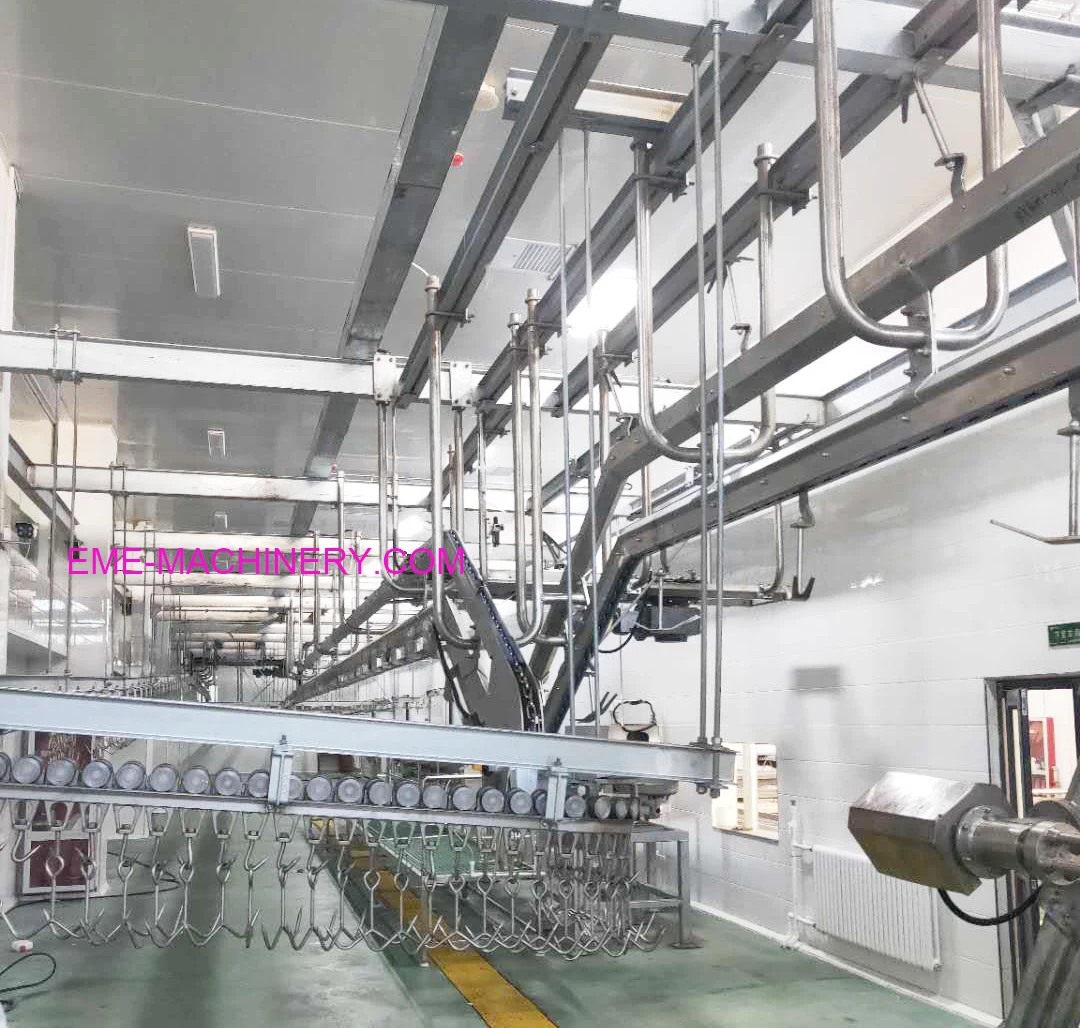 Halal Slaughter Equipment Sheep/goat Processing Automatic Conveying Rail For Slaughter Plant