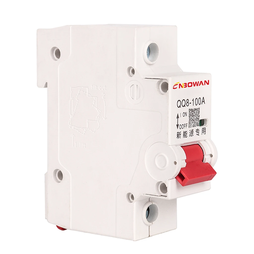 Dc Breaker Disjuntor Cc 2p 4p 10a 16a 25a 32a 40a 50a 63a 1000vdc For Solar Panel Dc Mini Circuit Breaker