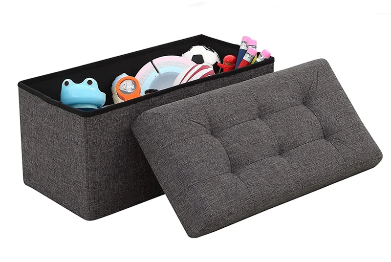 Wholesale Folding Storage Ottoman Lounge Chair Ottoman Poof Ottoman Stool Bench