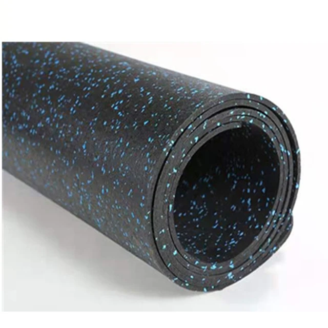 8MM High Quality Waterproof Indoor Rubber Sheet Roll For Gym Sports Equipment Rubber Mat