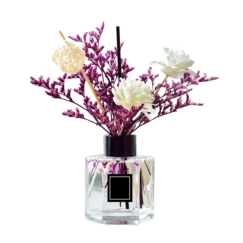 Customized Hot Sale Aroma Sticks Reed Diffuser 100ml Fragrance Oils Essential Oil Glass Bottle