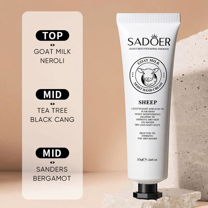 ZRKGEL professional Natural Plant Hand Cream Whitening Care Moisturiser Lotion Private Label Hand Cream For Hands Suitable Dry