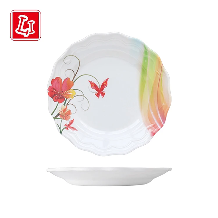 Exquisite lace dinner plate melamine dinner plate tableware tableware kitchen supplies