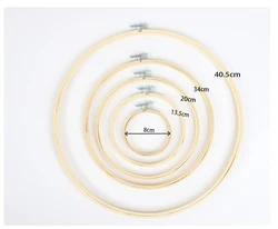 Оптовая продажа экологически чистых бамбуковых обручей ручной вышивки крестиком, woden обручи, рамы, обручи ручной работы