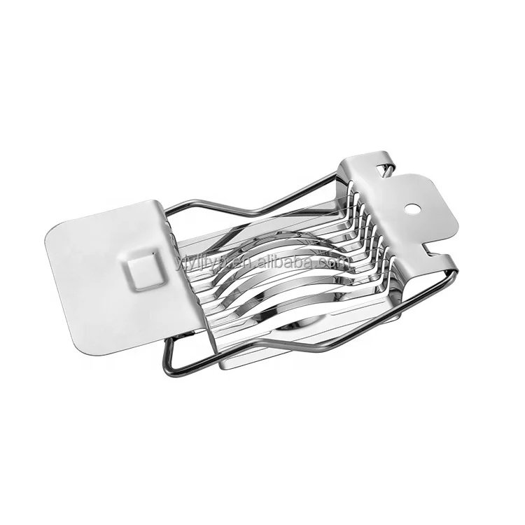 Kitchen Gadgets 2024 Stainless Steel Boiled Egg Vegetable Cheese Trendy Slicer Cutter Chopper Egg Slicer