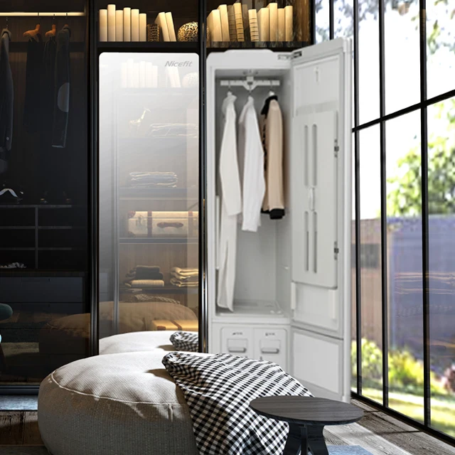 Nicefit MINI Clothing Care Machine Daily Laundry System Fashionable Cabinet to Store Dress Pants Coat Drying Fragrance Fresh