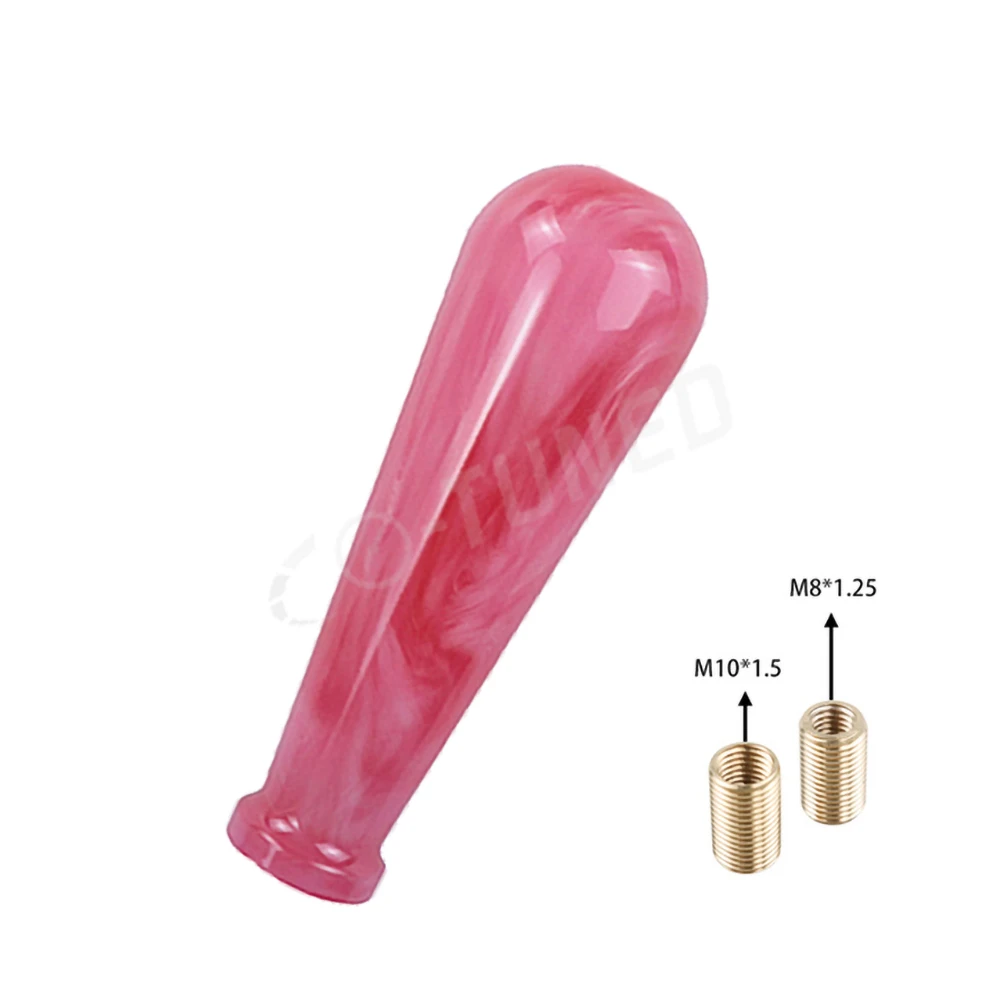JDM Racing Styling Resin Pearl Shift Knob Cool Dildo Marble Car Gear Shift Knob 15CM Universal Car Interior Parts