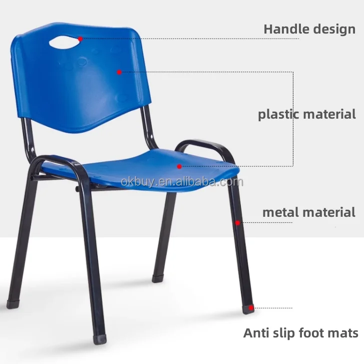 junior students school furniture classroom stackable plastic metal frame study training student chair for school