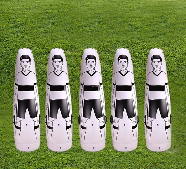 LXY-059 Hot Sale Soccer Training 205CM PVC Inflatable Soccer Dummy Soccer Mannequin for Free Kick Goalkeeper