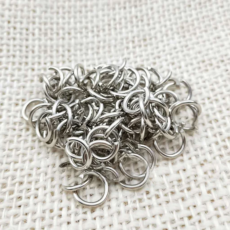 8mm 10mm Keychain Ring Open Jump Rings Small Metal Key Chain Diy Crafts And Jewelry Findings Gold Jump Ring for Keychains