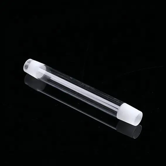 Factory Heat Resistance Tube Manufacture Frosted Diameter Quartz Glass Pipe Glass Tube Frosted Open End