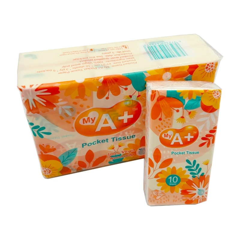 pocket tissue design custom soft tissue paper cheap facial tissue