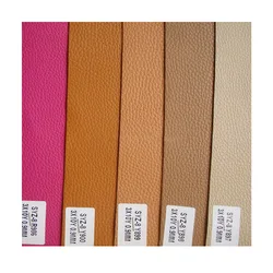 New 0.9mm Lichee Embossed PU Synthetic Shoe Leather Lichee Pattern PU Leather For Shoe Lichee Bag Leather