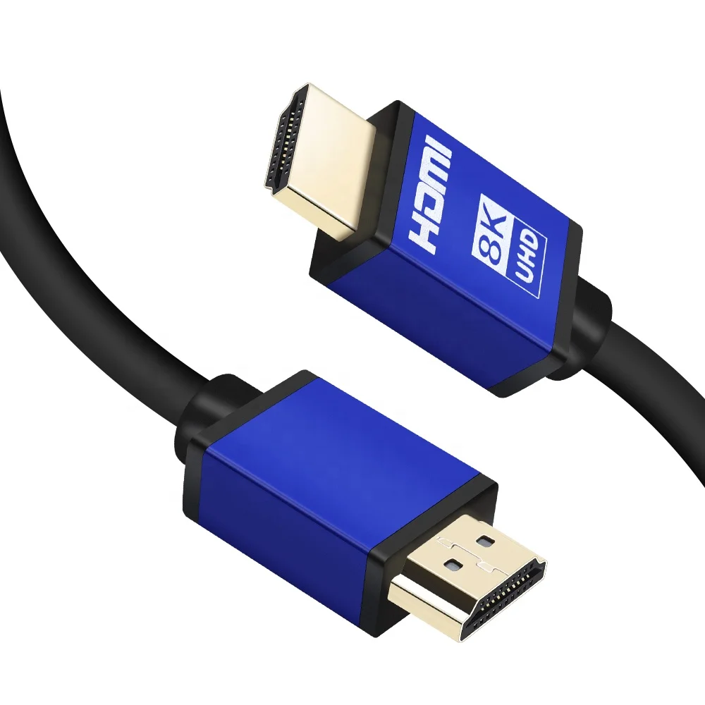  Высокоскоростной позолоченный штекер-штекер 48 Гбит/с 3D 60 Гц HDMI-HDMI кабель 8K для HDTV 1 5 м 3 8 к 2