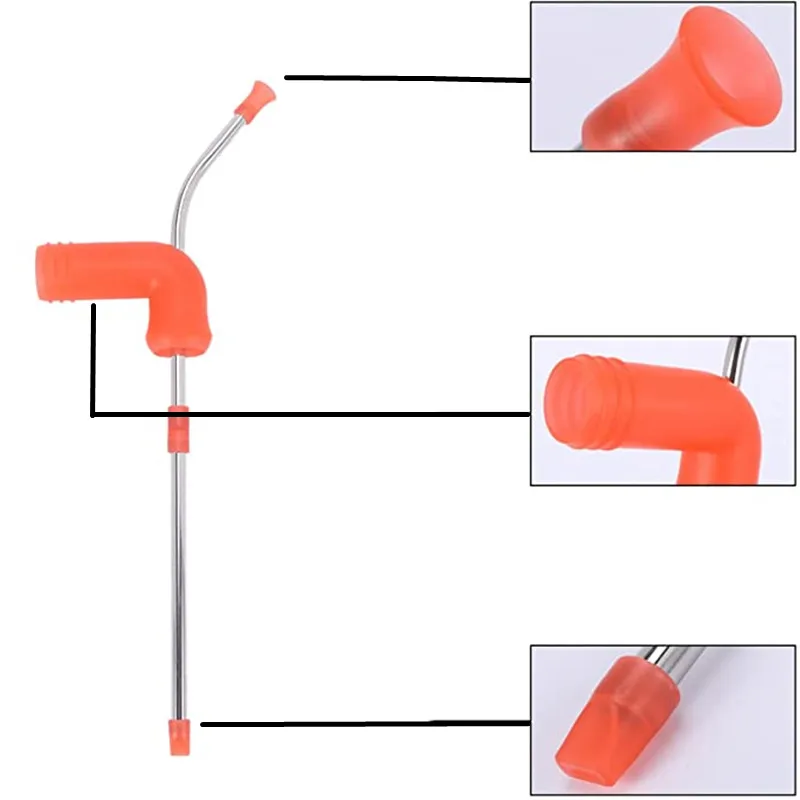 Bottled Glass with Clean Brush Beer Snorkel  Customizable Logo Packaging Suitable for Parties Talk Show Clubs