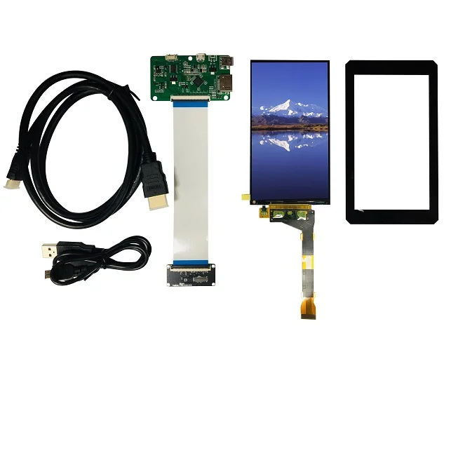 sharp 5.5 inch 1440*2560 2K LCD panel h-dmi to mipi display LS055R1SX04 with H-DMI to MIPI driver board for 3D printer