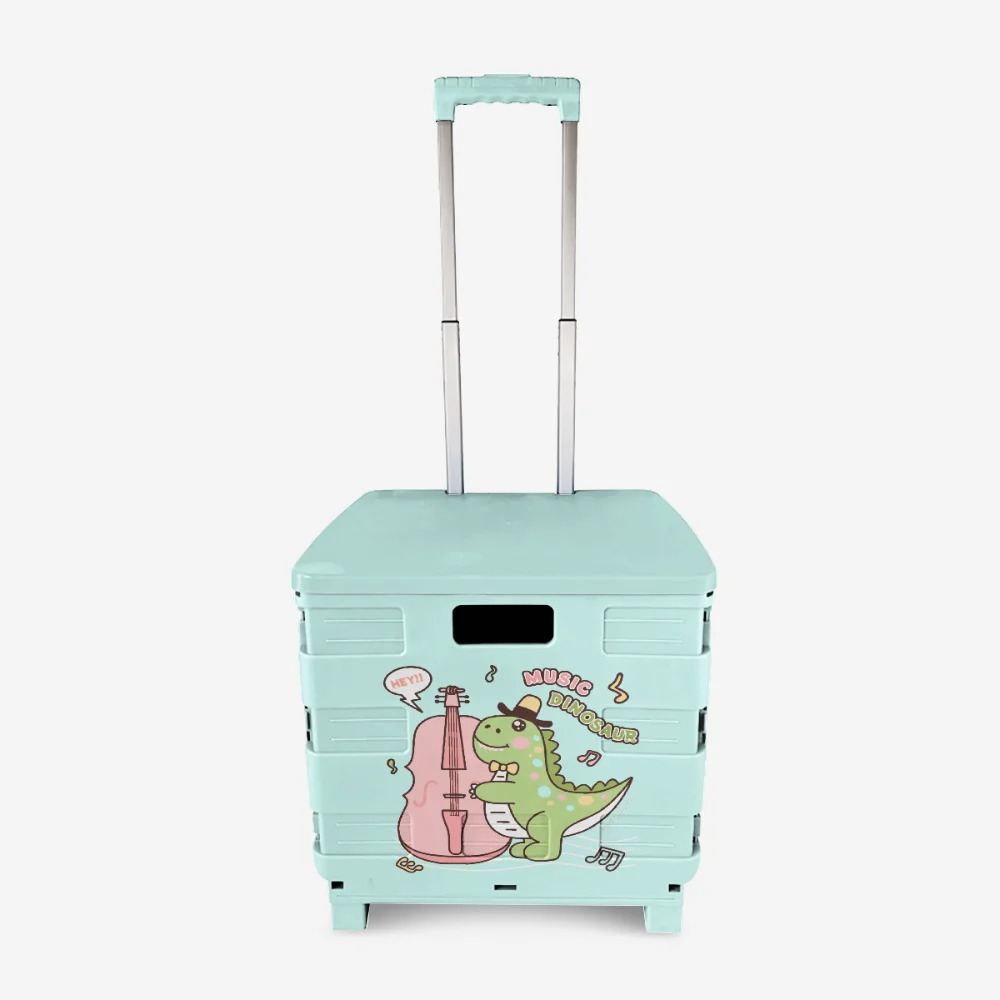 Factory Wholesale Foldable Unfolding Hand Trolley Supermarket Shopping Cart Chrome Plated Metal Steel Aluminium Supermarket