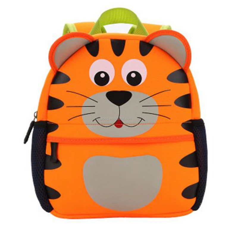 cute cartoon animal shape school bag for kindergarten pupil
